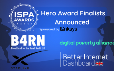 Digital inclusion and broadband rollout nominees dominate the 2022 Internet Hero nominees at the ISPA Awards