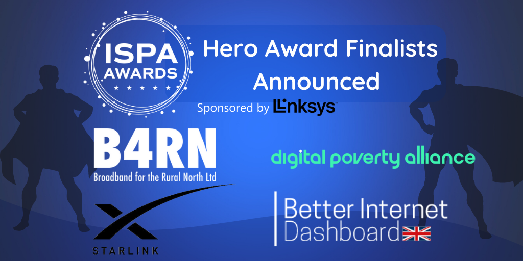 Digital inclusion and broadband rollout nominees dominate the 2022 Internet Hero nominees at the ISPA Awards